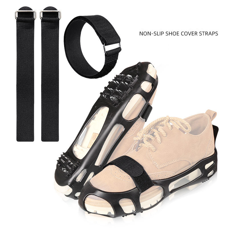 Harness Climbing Adjustable - 2 Stück Anti-Rutsch-Steigeisen-Schuhüberzüge mit Riemen zum