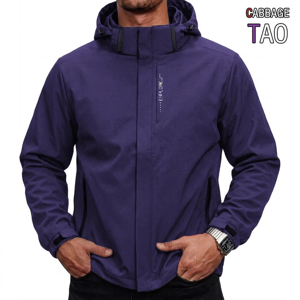 Outdoor Adventure Hat - Wasserdichte taktische Windjacke für Herren mit