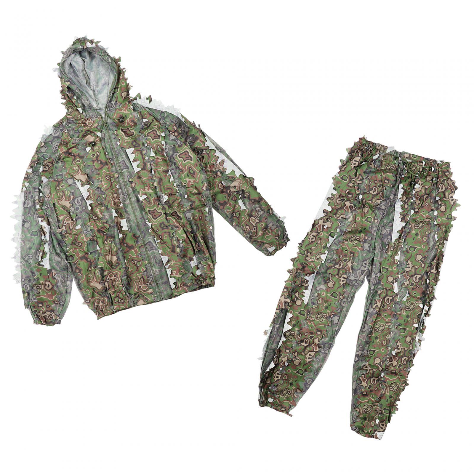 Outdoor Adventure Farm - Leaves Ghillie Anzug Set Woodland Jagdjacke