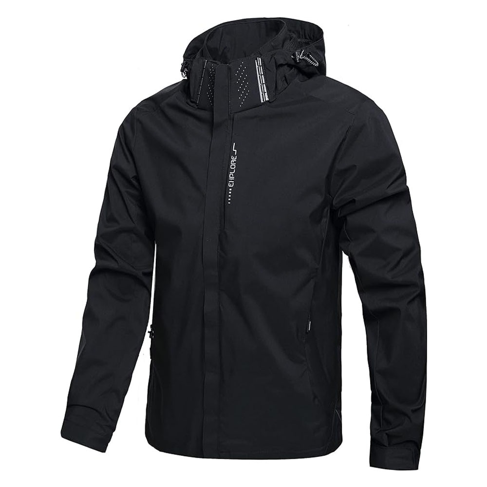 Outdoor Adventure Hat - Wasserdichte Regenjacke für Herren, leichte Außenjacke