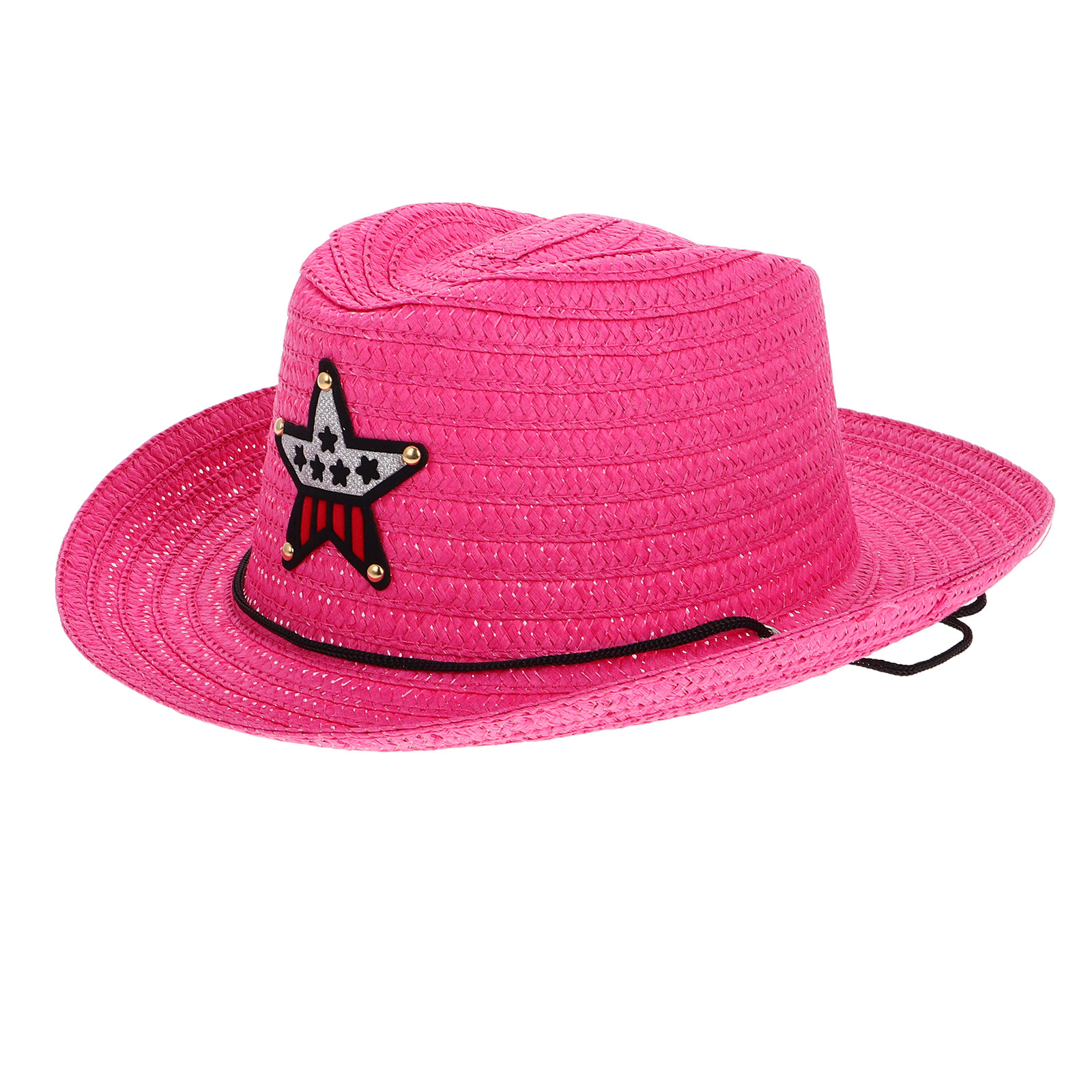 Outdoor Adventure Hat - Kinder-Cowboyhut im Western-Stil, Strohhut für Sonnenschutz,