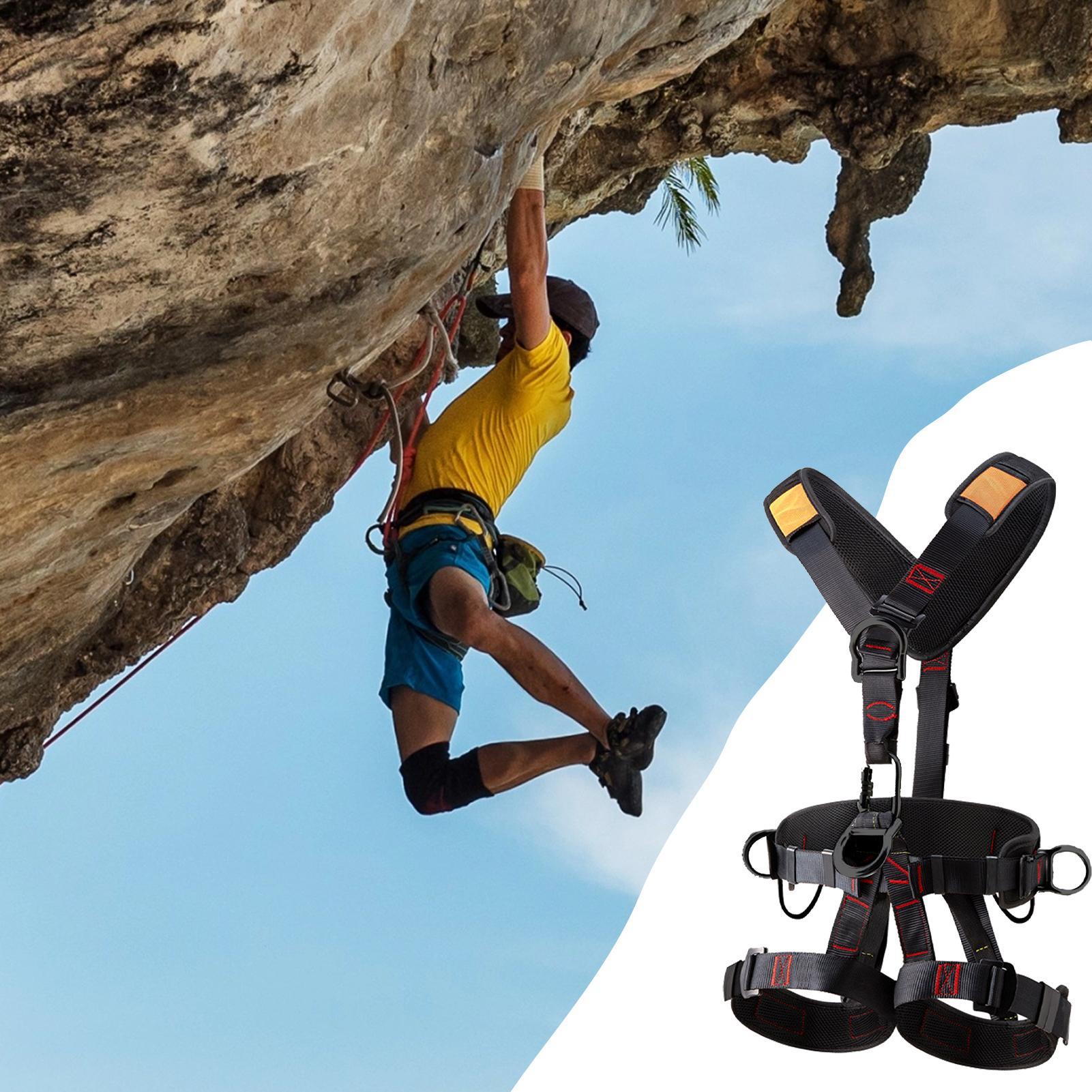Harness Climbing Adjustable - Sicherheitsgurt, Fallschutz-Set, verstellbarer Klettergurt, Jagdgurt, Fallschutzgurt,