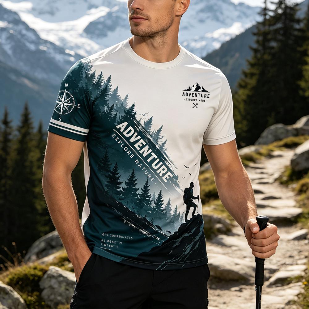 T-Shirt im Magazin-Stil mit Ab – Outdoor Adventure Magazines Bewertung und Preis