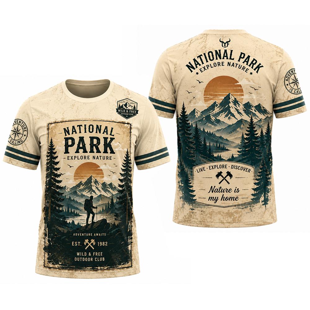 T-Shirt im Magazin-Stil mit Ab – Outdoor Adventure Magazines Bewertung und Preis
