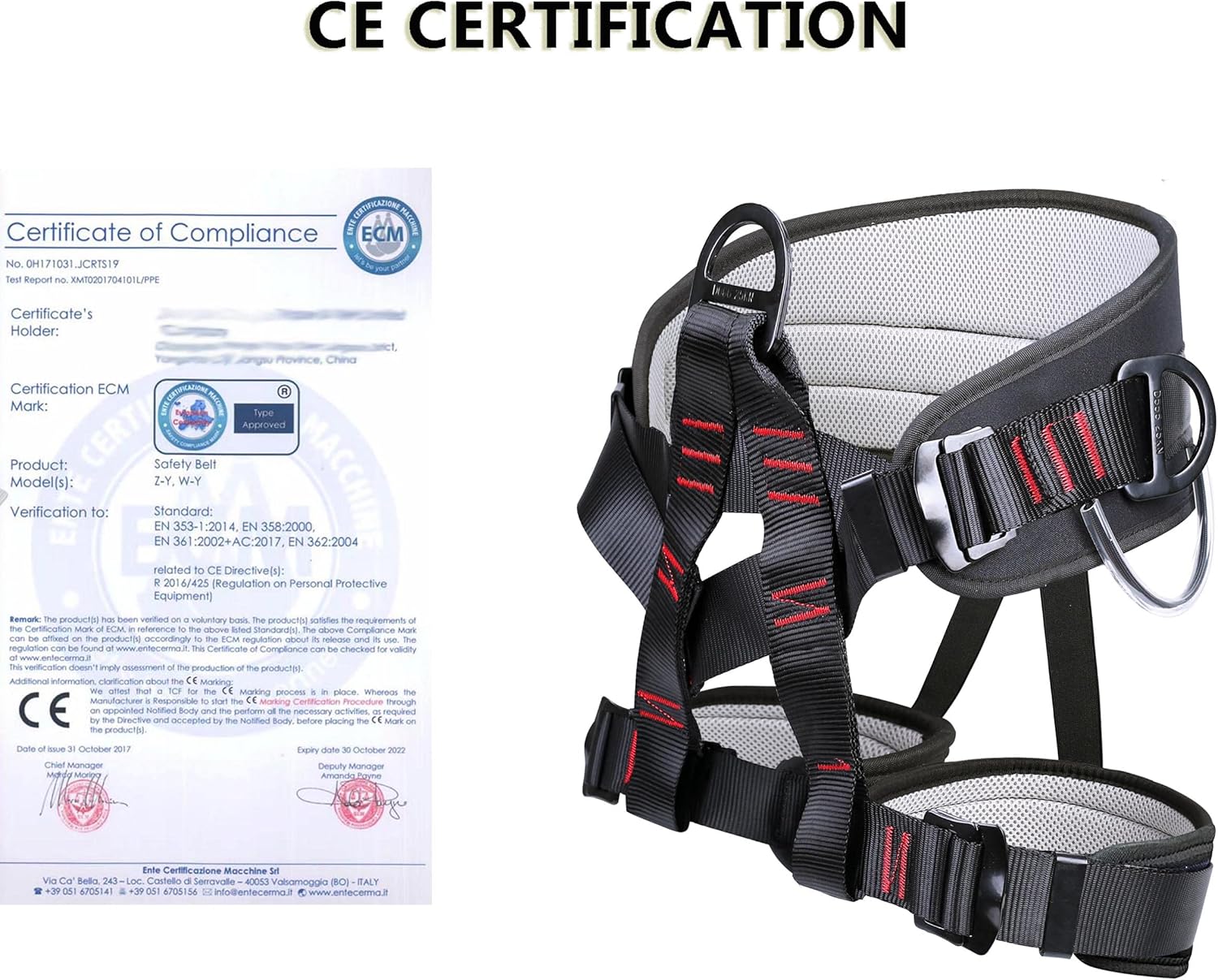 Verstellbarer Klettergurt für  – Harness Climbing Adjustable Bewertung und Preis