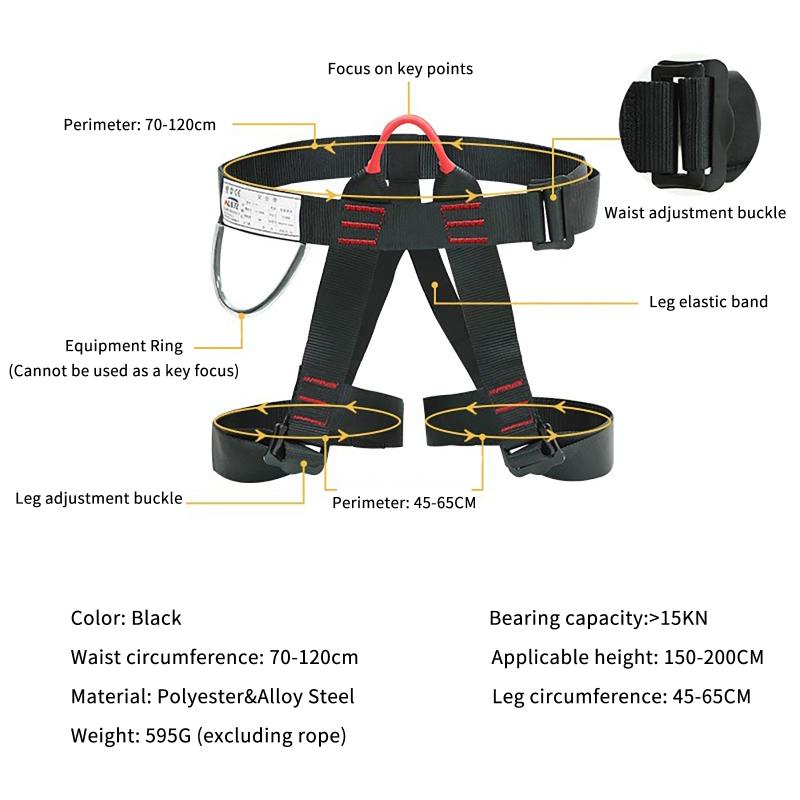 Klettergurt Halbkörper Anti-Fa – Harness Climbing Adjustable Bewertung und Preis