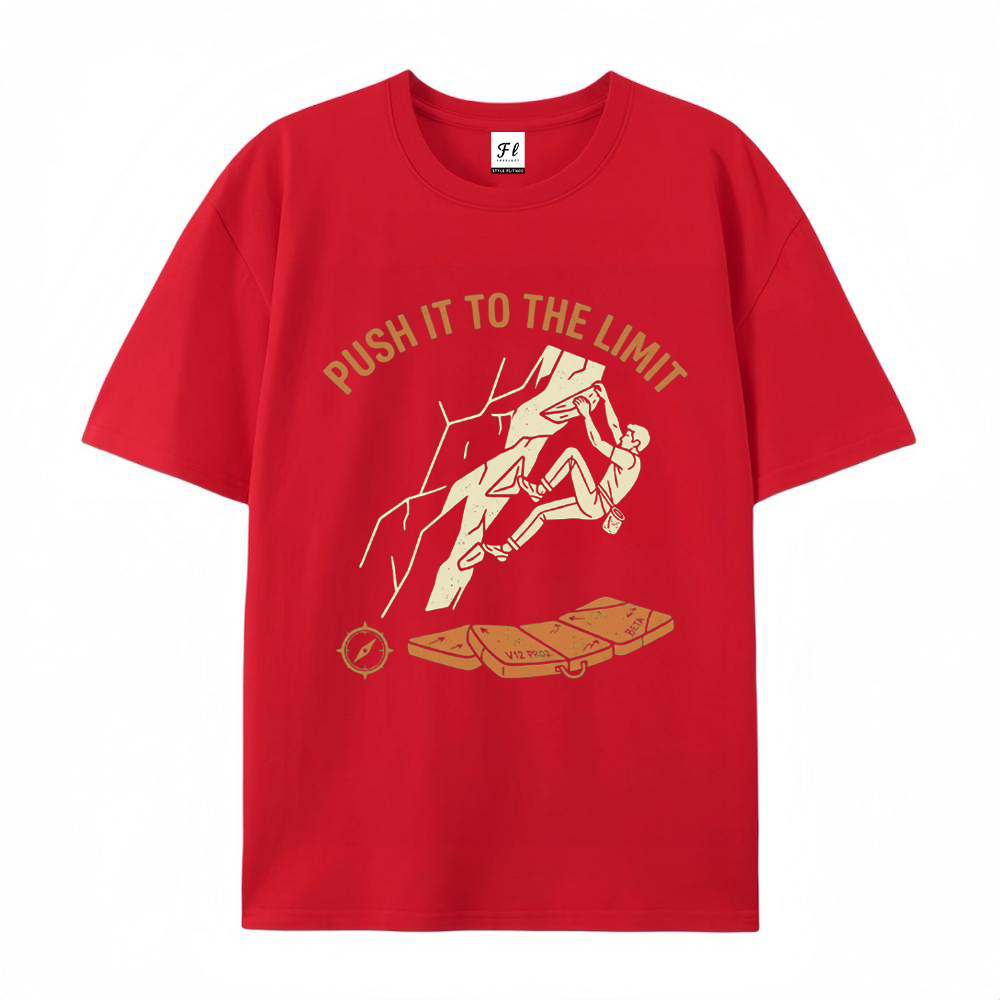 Herren Kletter-Grafik-T-Shirt  – Outdoor Youth Adventure Bewertung und Preis