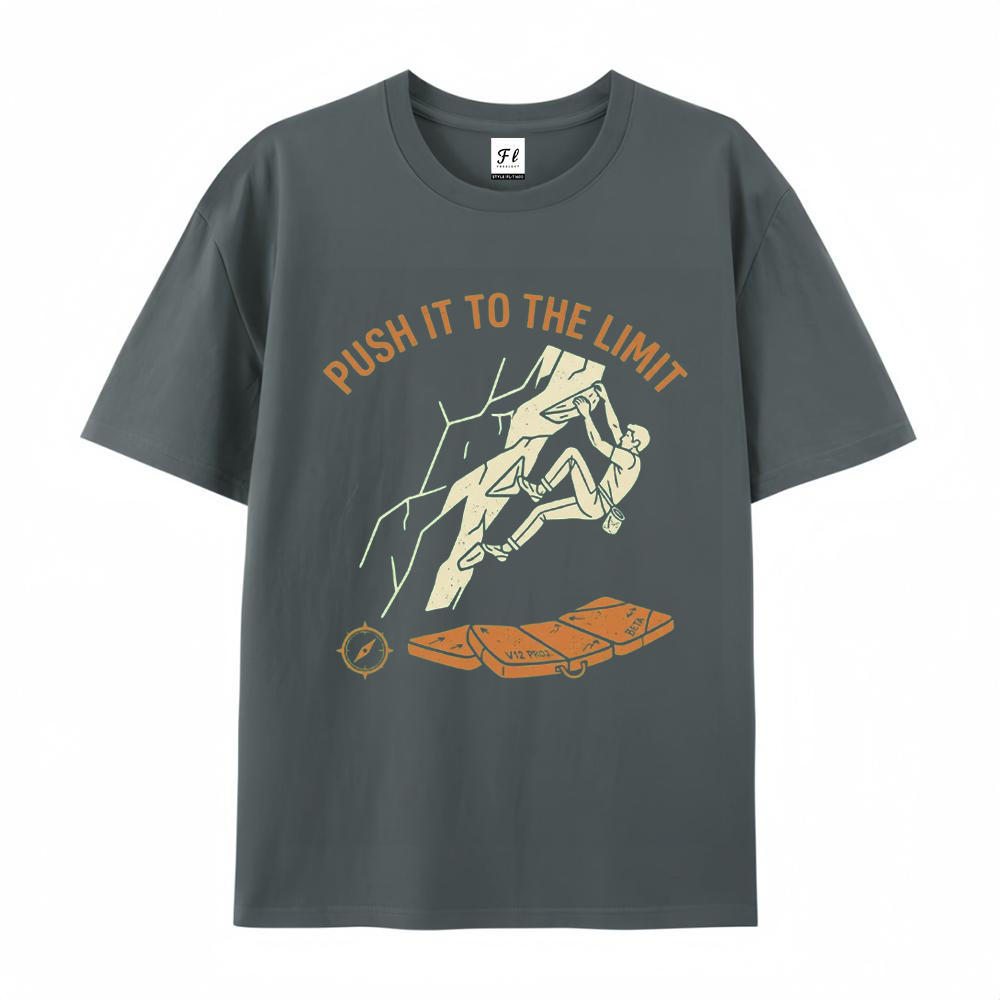 Herren Kletter-Grafik-T-Shirt  – Outdoor Youth Adventure Bewertung und Preis